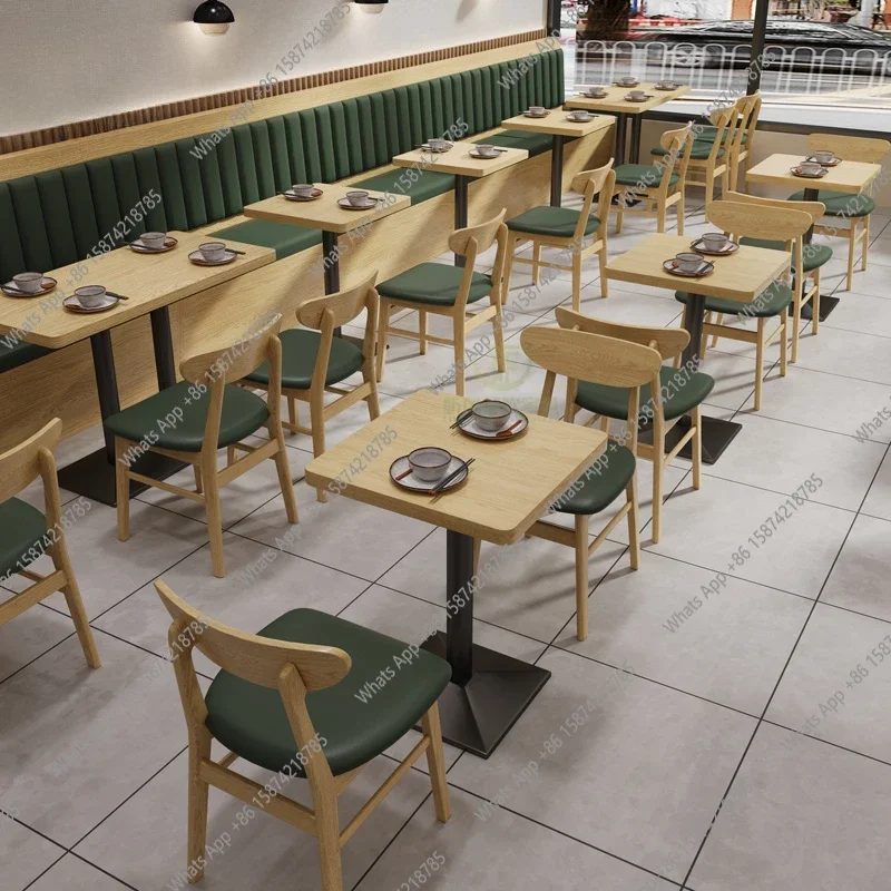 Food City Snacks - L-J Mesas y sillas de madera