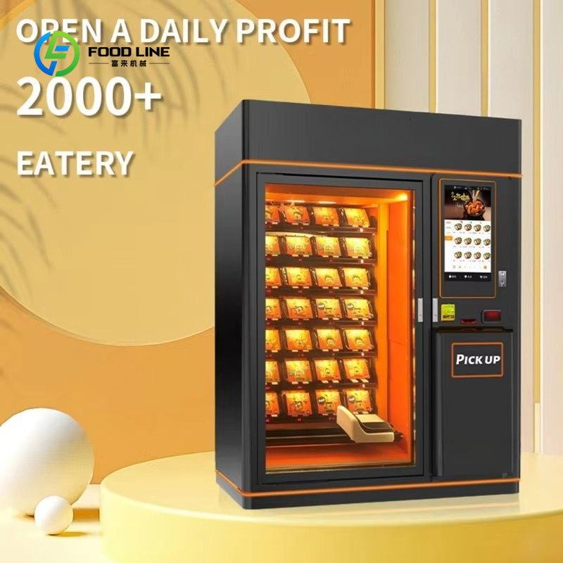 Food Snacks In Usa - Máquina Expendedora de Comida Caliente Personalizada,