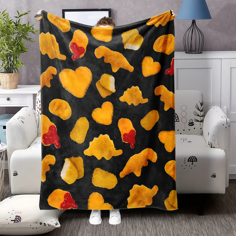 Manta con diseño temático de a - Foody Snacks reseña y precio