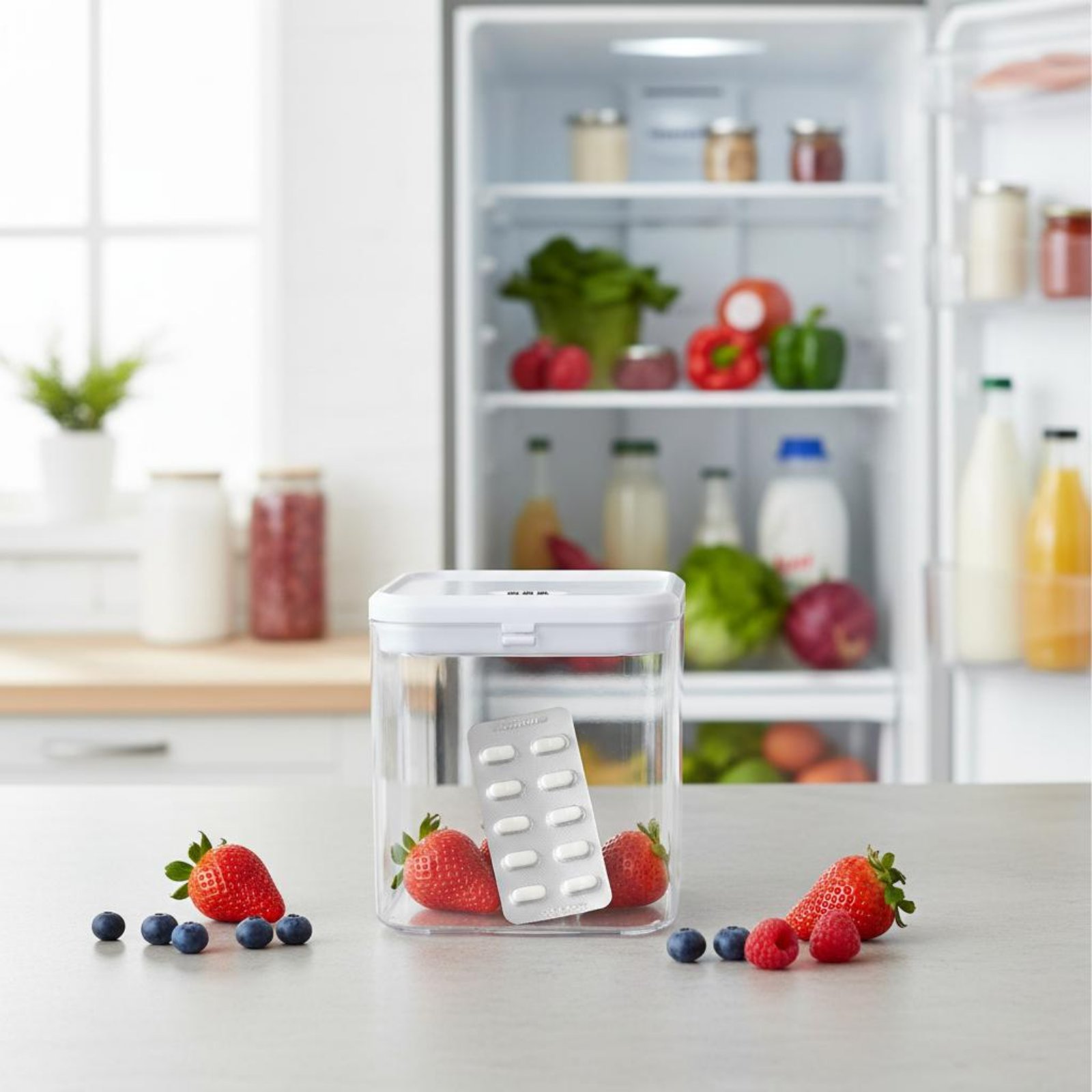 Caja Transparente con Cerradur - Food & Snacks Coloring reseña y precio
