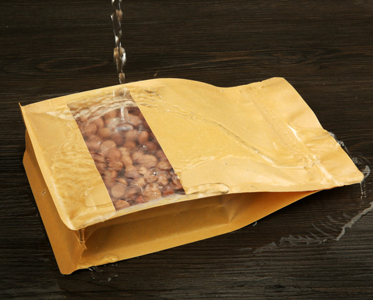 50 Bolsas de Papel Kraft 3D co - Logo Food Snack reseña y precio