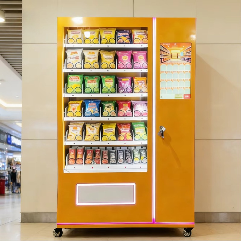 Máquina Expendedora Automática - Food Snacks In Usa reseña y precio