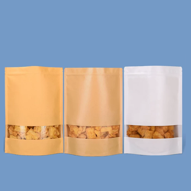 50 bolsas de papel kraft, bols - Logo Food Snack reseña y precio