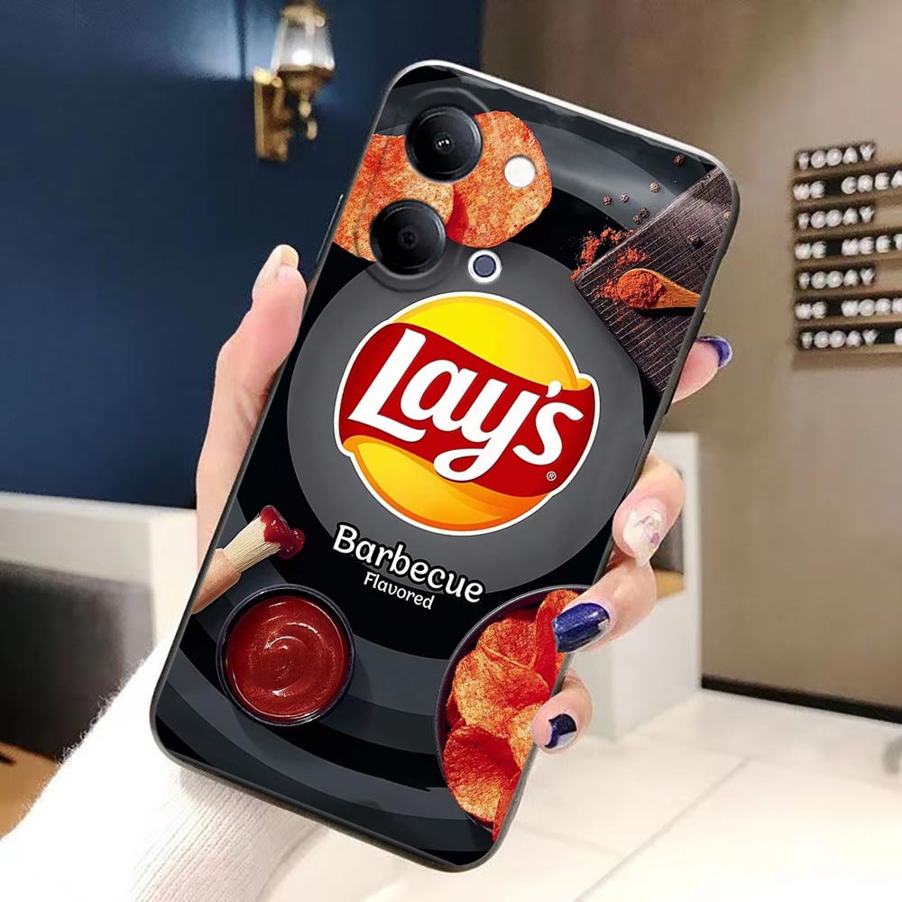 Funda de teléfono para VIVO Y4 - Logo Food Snack reseña y precio